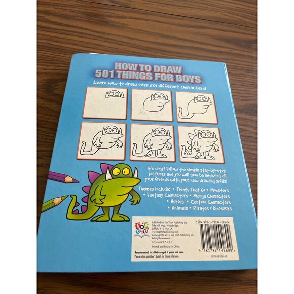 Top That! How To Draw 501 Things for Boys - Picture 2 of 8